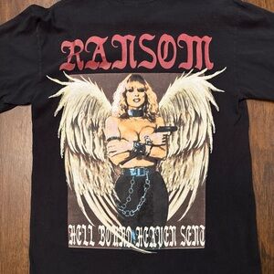 Ransom Black Angel Graphic Tee